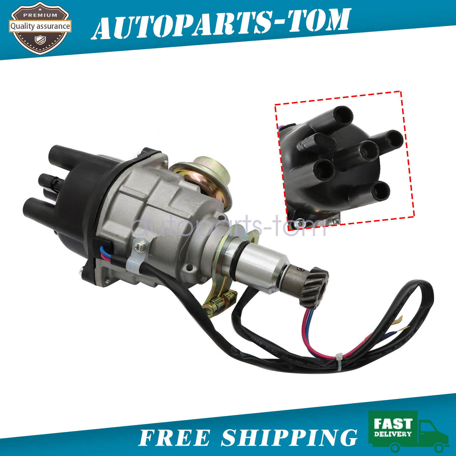 1X Electric Distributor Fits Nissan Datsun Sunny B120 B210 B310 A10 A12 A14 A15