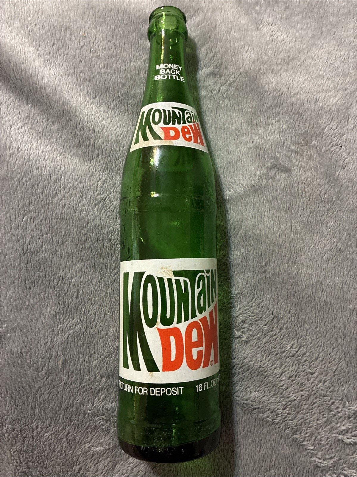 Vintage Mountain Dew Acl 16oz Soda Bottle 1977 Date Code 👀