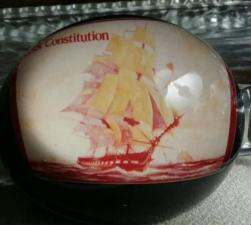 Vintage Plastic Paperweight USA CONSTITUTION