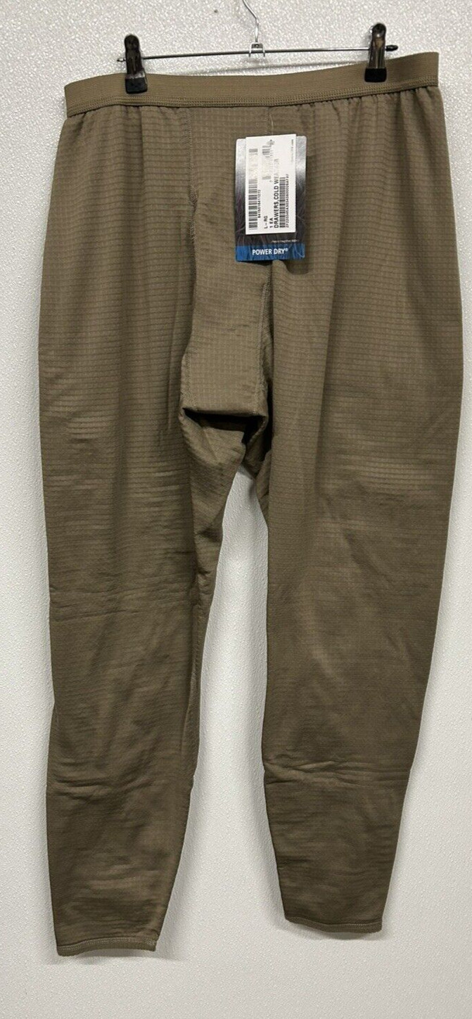 Drawers Mid Weight Cold Weather Tan 499 Gen III NOS Large Reg