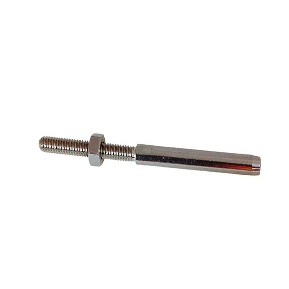 1/8" Deck Cable Railing Hand Swage Stud Swage Terminal,Stainless Steel T316 4PCS