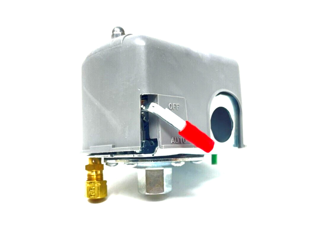 034-0086 SQUARE D AIR COMPRESSOR PRESSURE SWITCH W/ ON-OFF LEVER 135-175 PSI