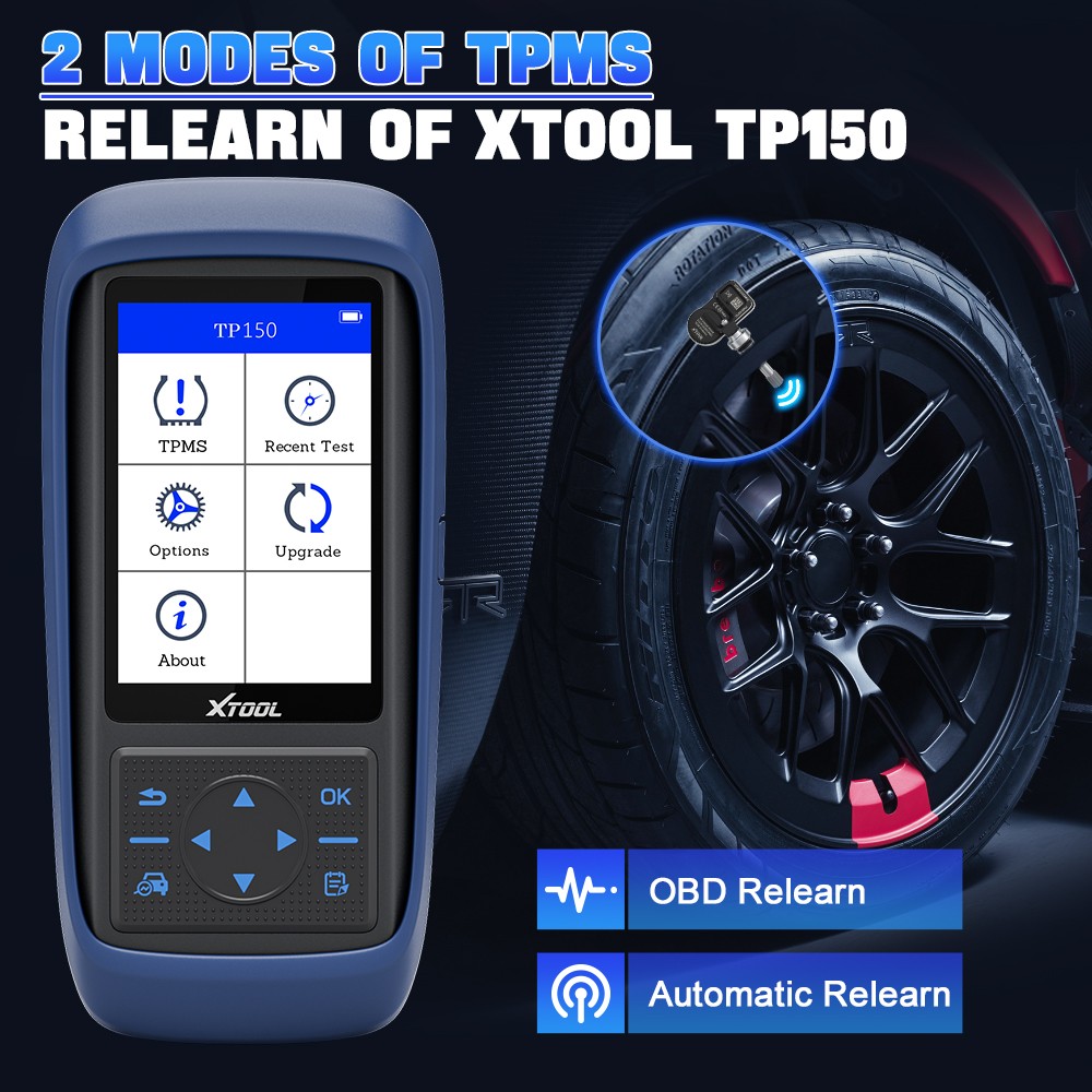 2026 New XTOOL TP150 TPMS Relearn Tool TPMS Sensors Activate/Reset/Programming