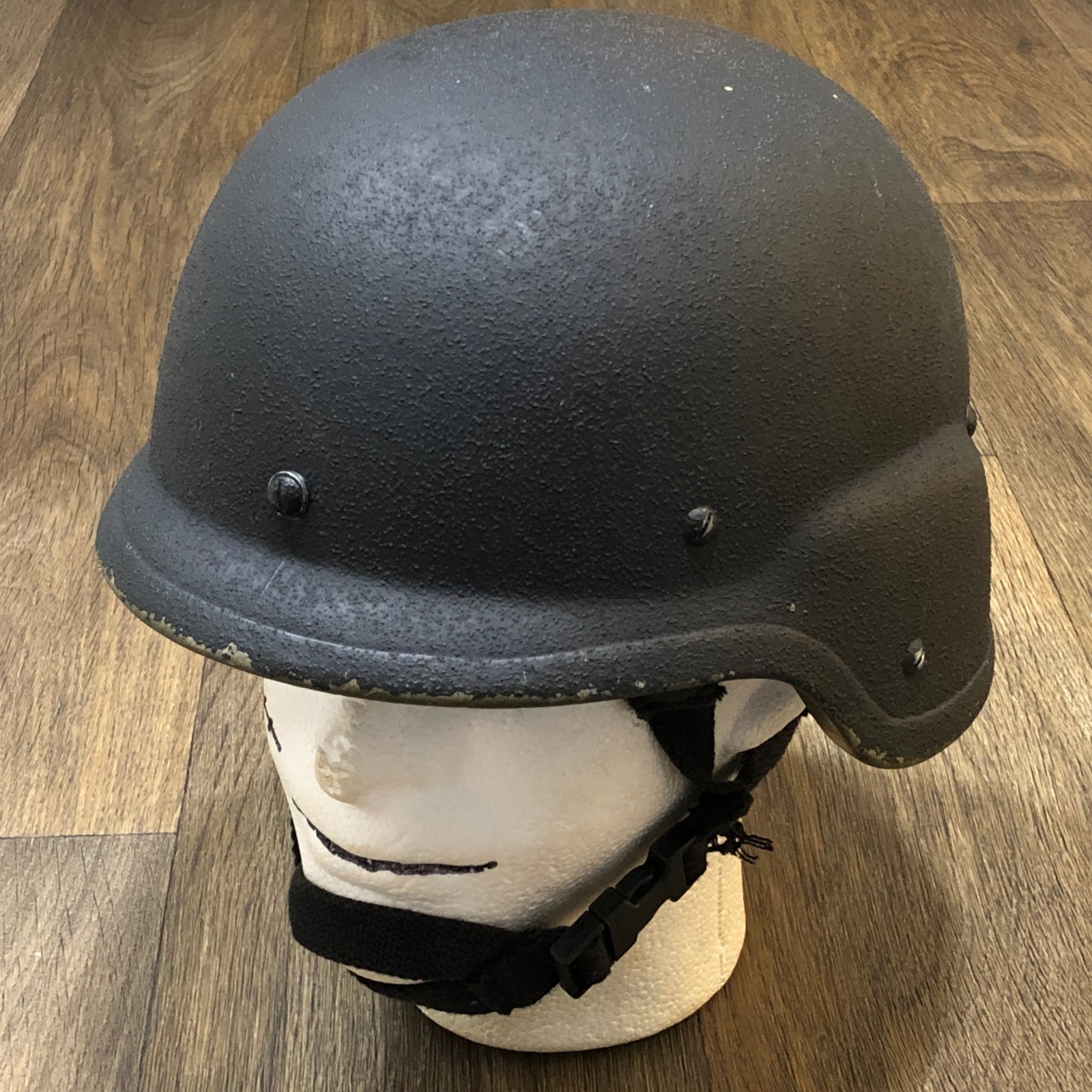 2000s SPP US Military USGI-Style Black PASGT Infantry Combat Helmet MEDIUM