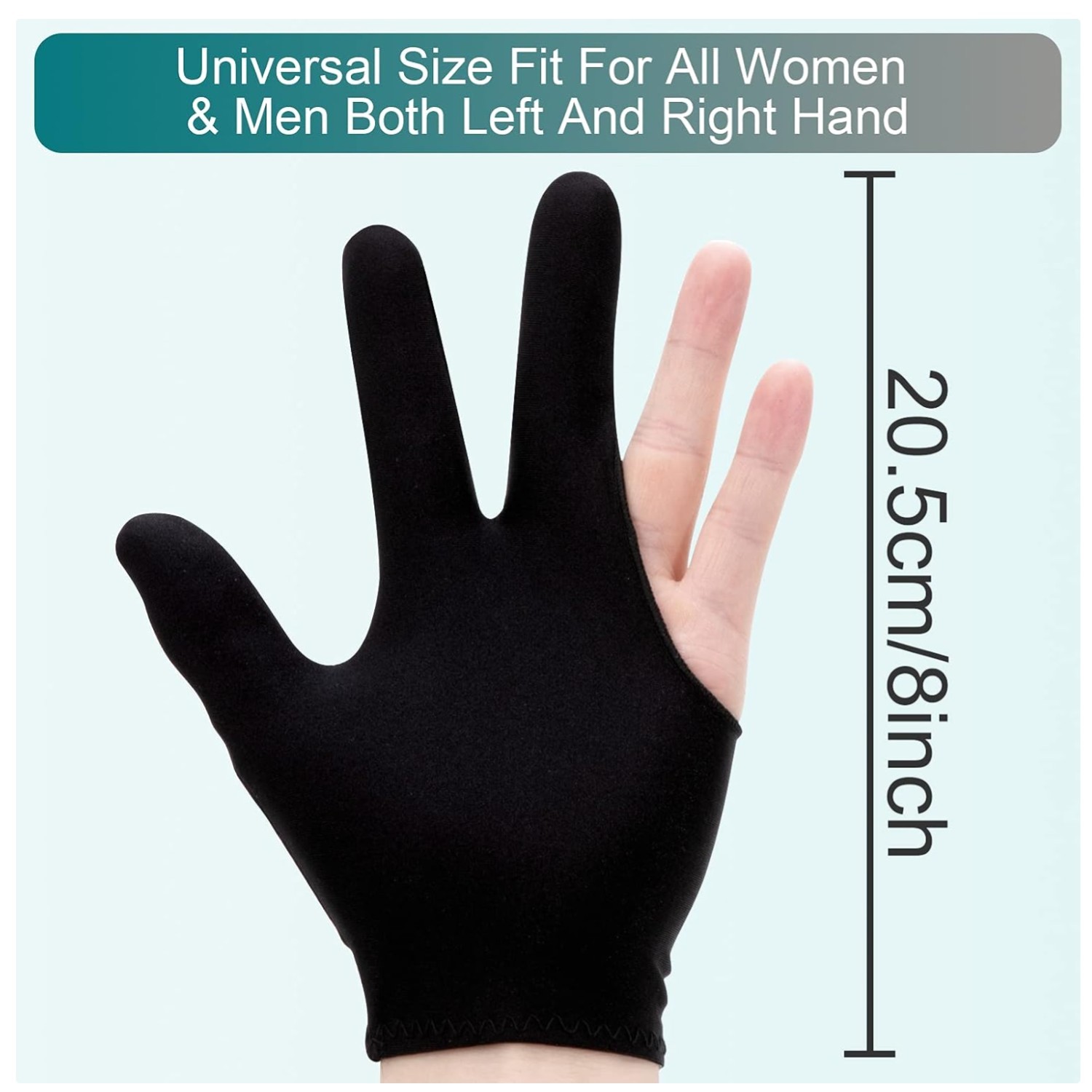 Polyester Billiard Gloves for Comfortable Play