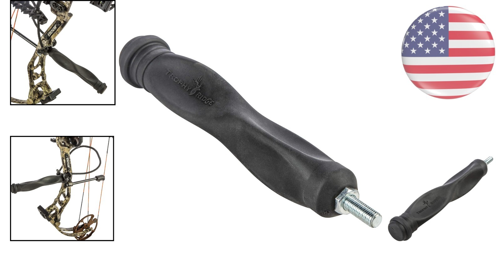 6 Inch Black Bow Stabilizer: Silent Operation & Reliable Durability for Hunters
