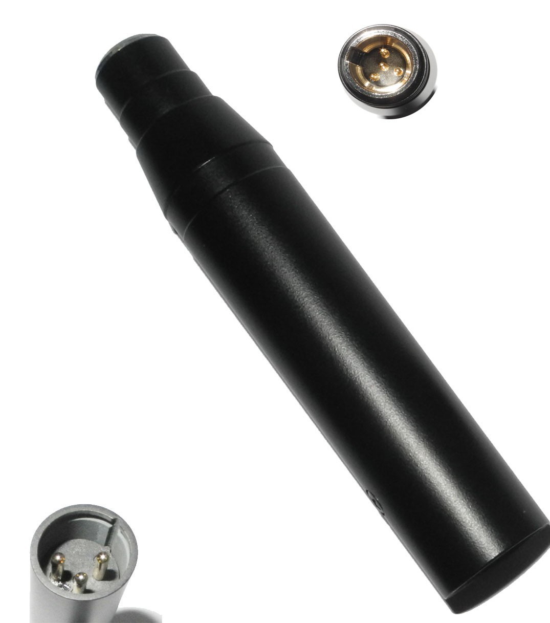 mini xlr 4pin to XLR Phantom Power Adapter For Shure Microphone Mic