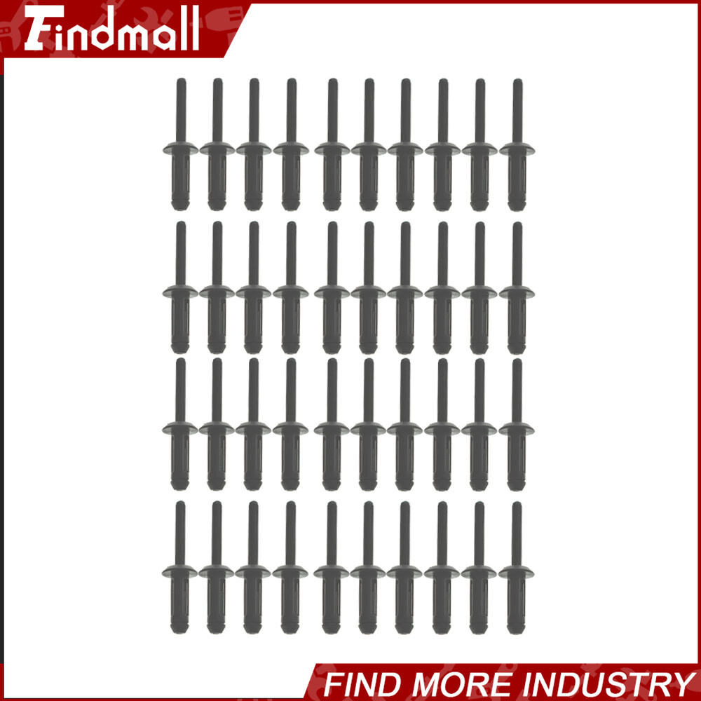 Findmall 41 Pieces Assorted Plastic Riveter Rivet Gun Set Hand Tool W/ 40 Rivets
