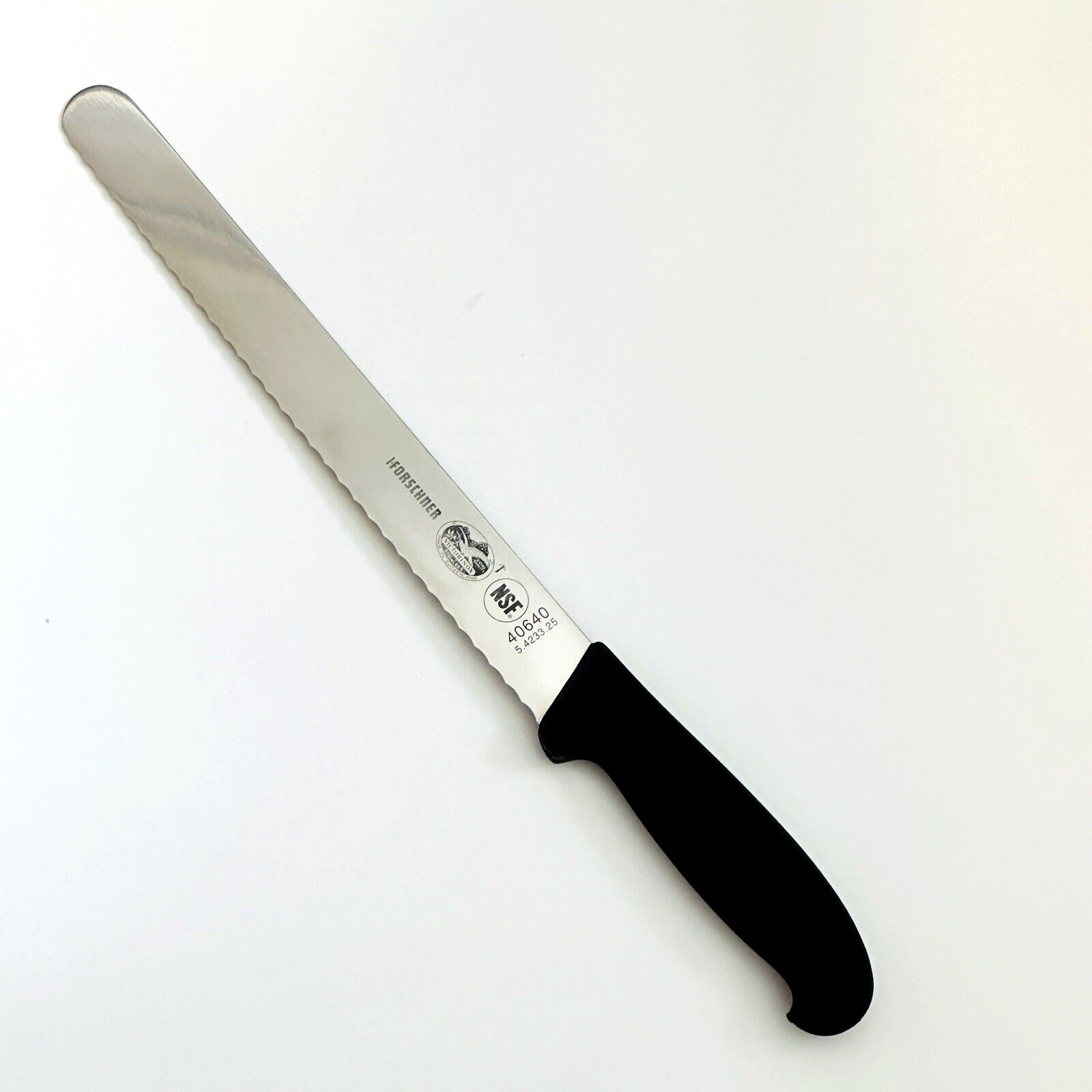Victorinox Forschner Bread Knife 5.4233.25 40640 Fibrox 10" Serrated Blade NSF