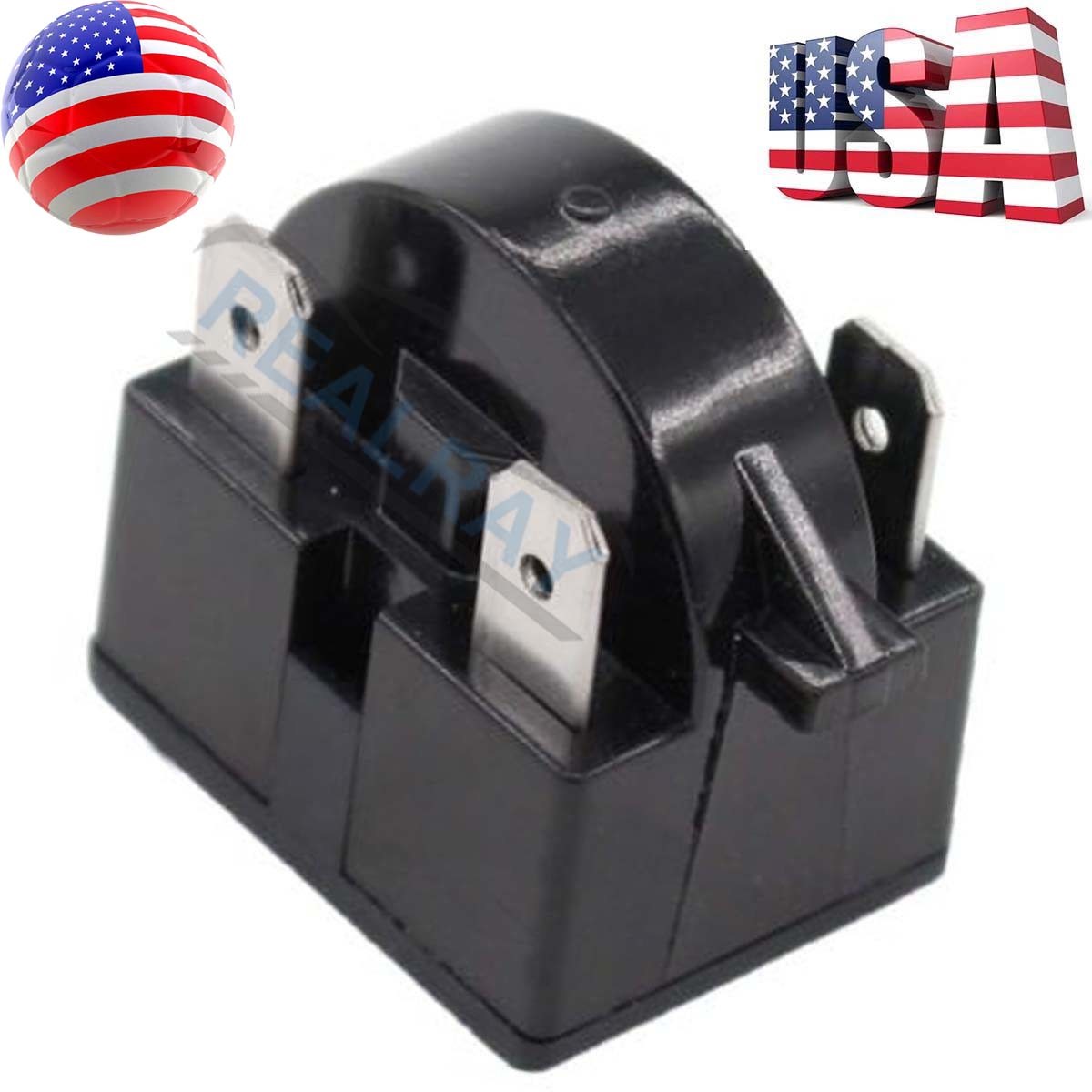 PTC 4.7 Ohm 3 Pin Start Relay for Refrigerator Danby Magic Chef Kenmore QP2-4.7