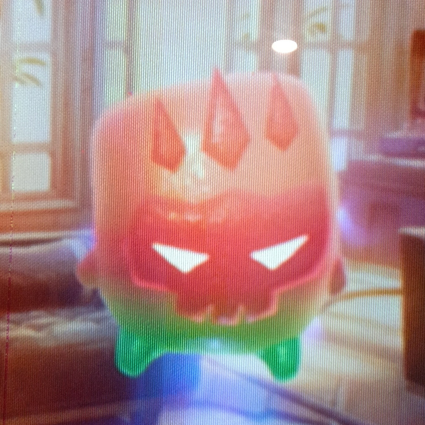 Red & Green Horned Skull Creature Crypto-Collectible Digital In-Game Item