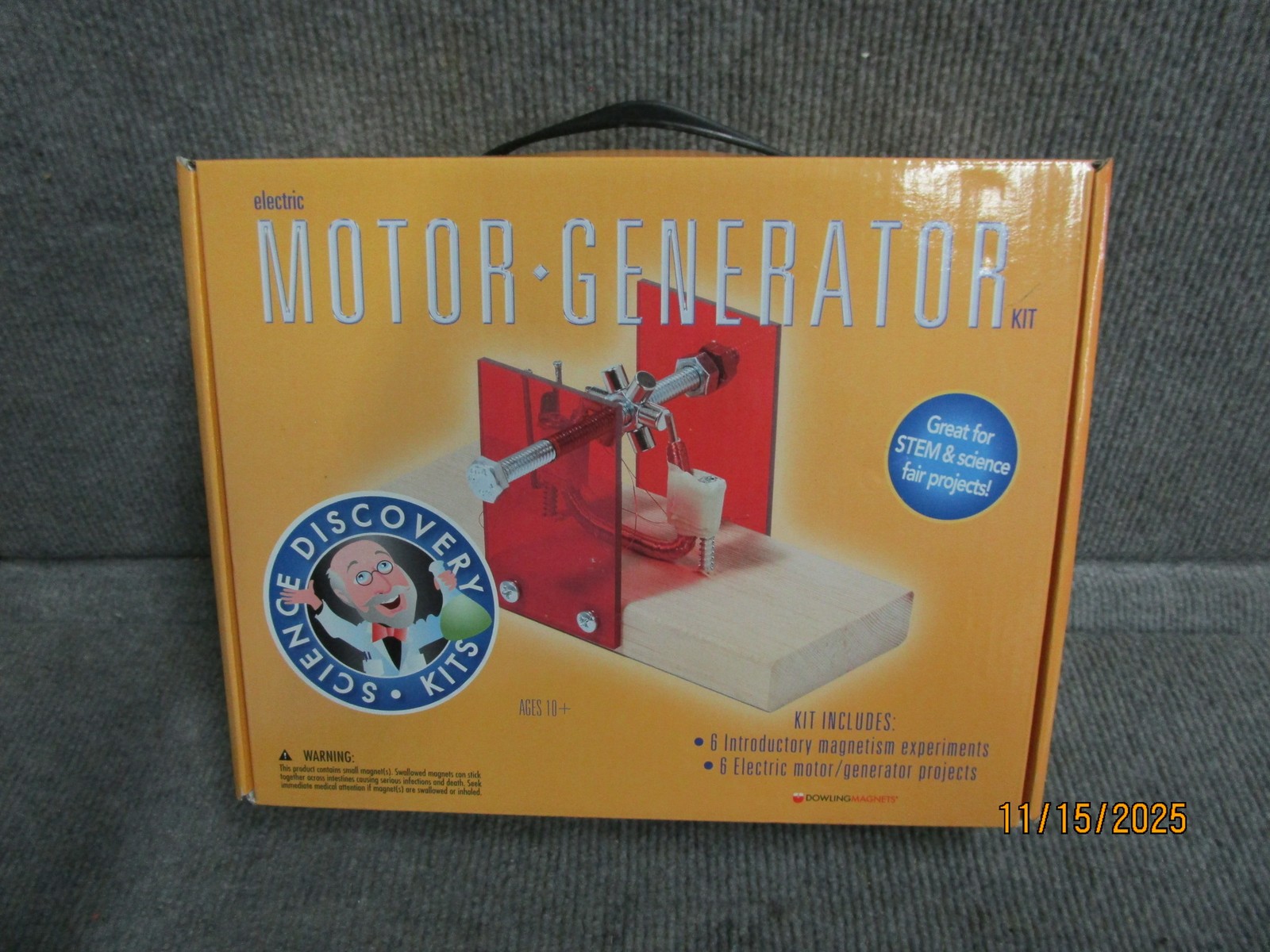 Dowling Magnets Electric Motor Generator 731101 New