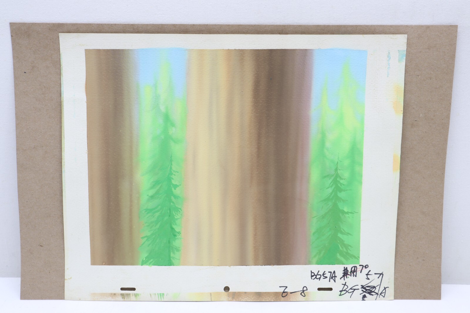 Original Hand Painted Animation Production Background (231-17)