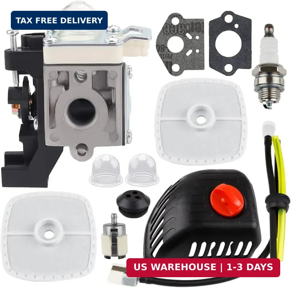 HUZTL SRM 225 Carburetor Air Filter Cover Tune Up Kit for Echo SRM-225 GT225 PAS