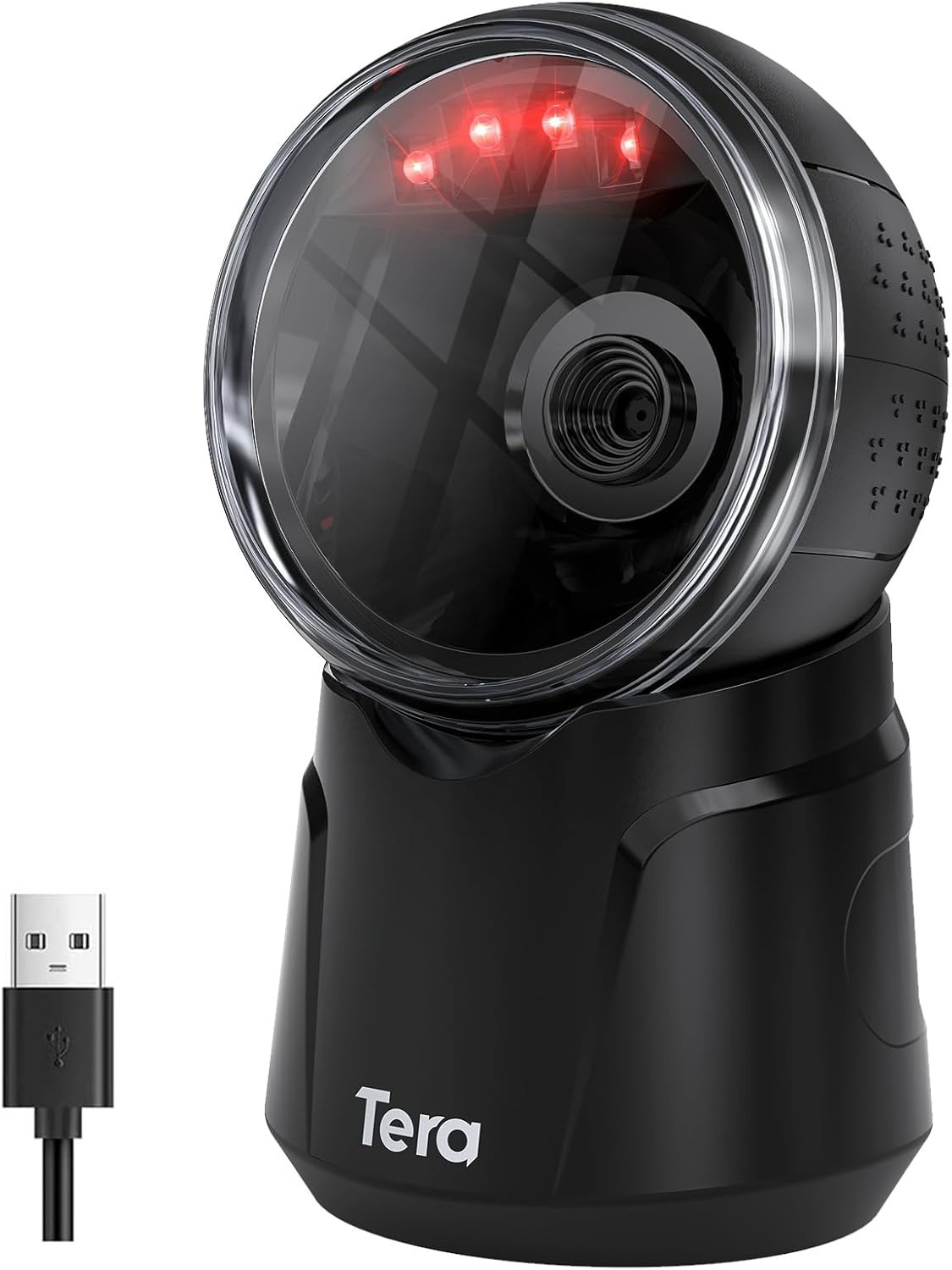 Tera Barcode Scanner Model 9000 Desktop Omnidirectional 1D 2D QR Hands Free USB