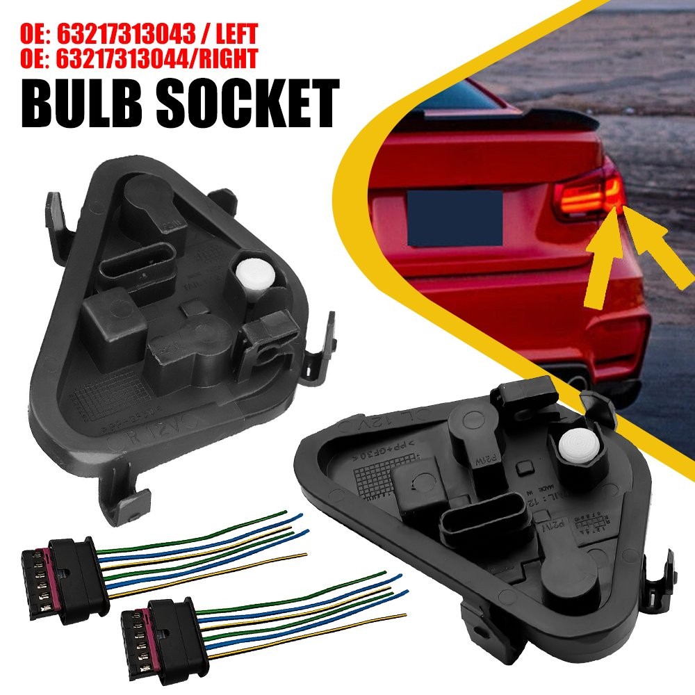 OE# 63217313044,6321731304 Tail Light Holder Rear Light Socket For BMW 320i 328i