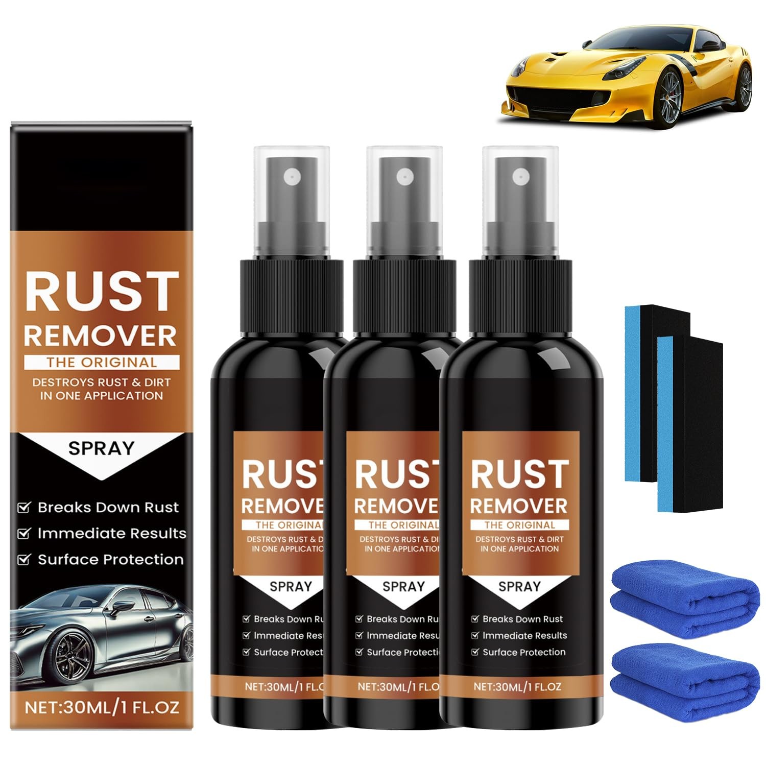 KEBEGE Nexa Rust Remover Spray, 2025 Upgrade for Metal,...
