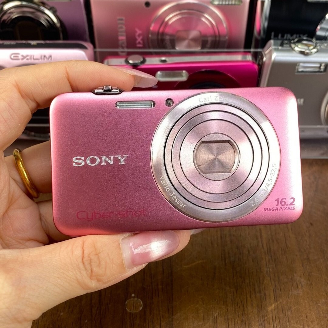 Sony Cyber-shot DSC-WX30 Digital Camera 16.2MP 5x Optical Zoom Pink Auto Focus