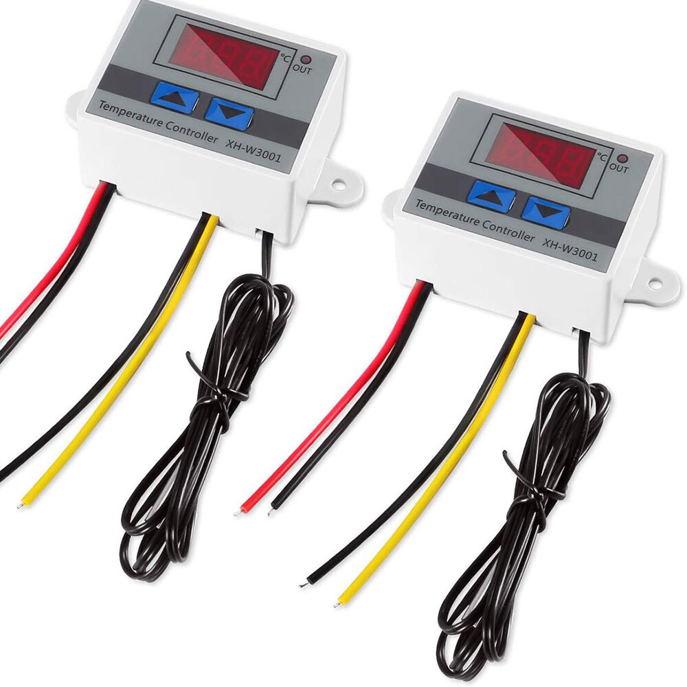 4Pc AC110-220V Digital Temperature Controllers Incubator Thermostat Switch Probe