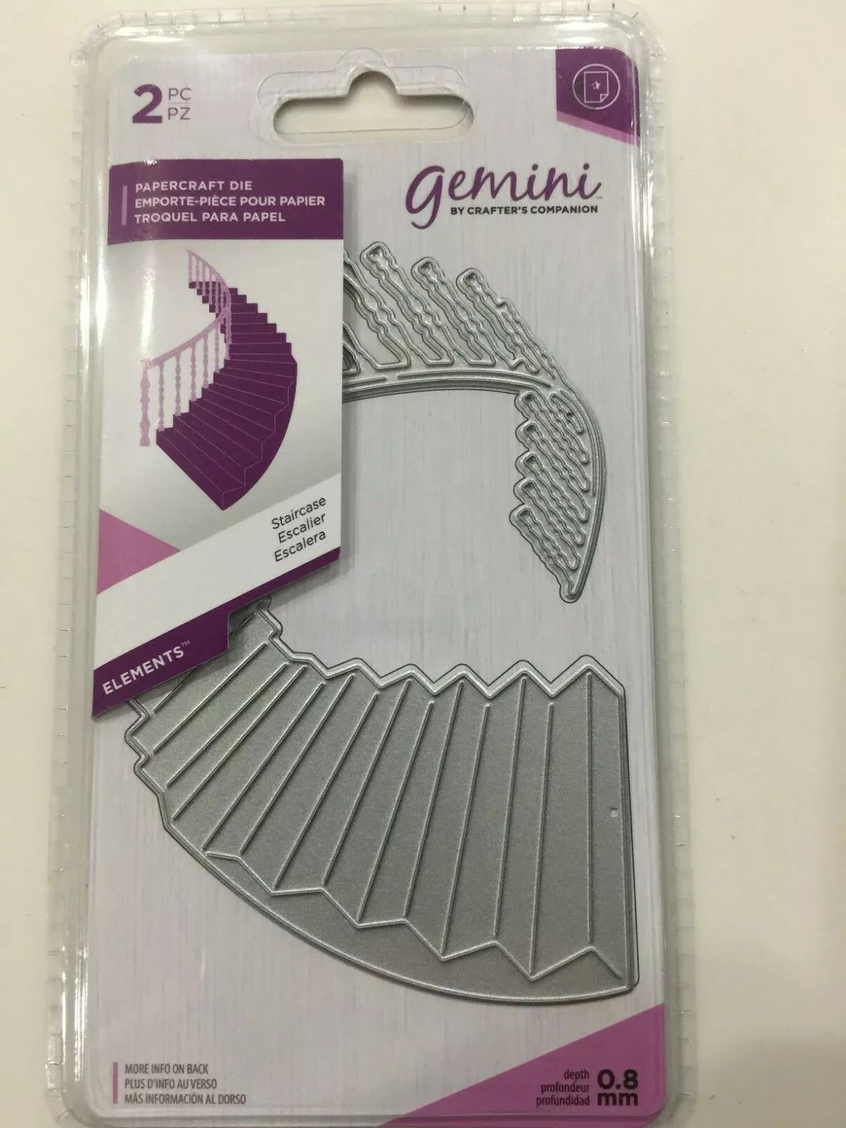 crafter's companion Staircase die set 665513 NEW C46