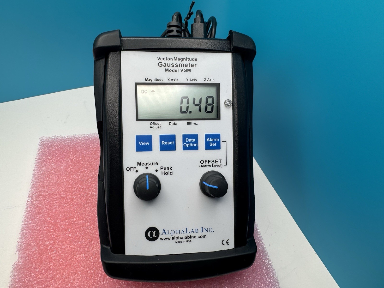 AlphaLab Vector/Magnitude Gaussmeter Model VGM
