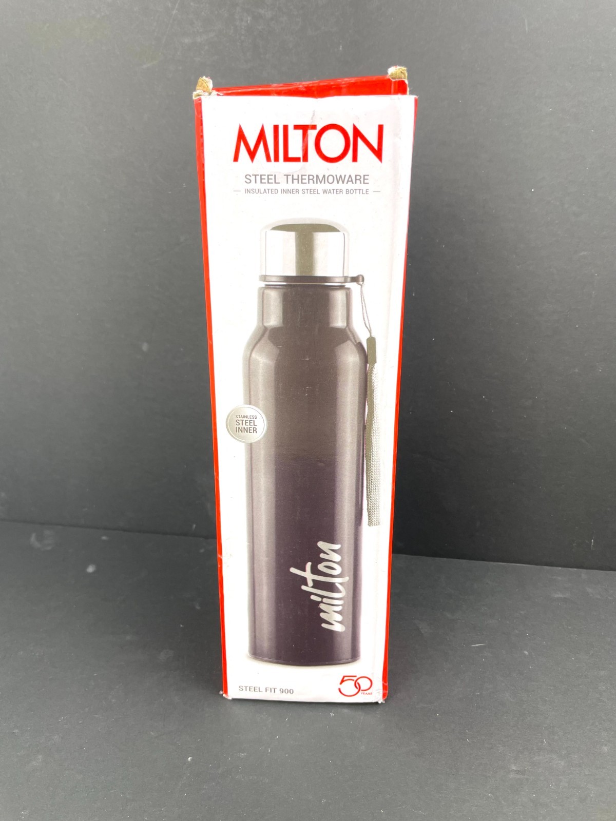 Milton Steel Thermoware Bottle Steel Fit 900 11” Stainless Steel Insulated -Blue