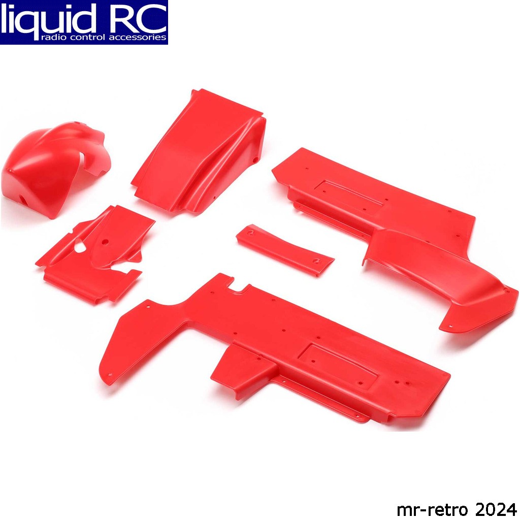 Losi -1891 Body Panel Set Red: 22S Sprint
