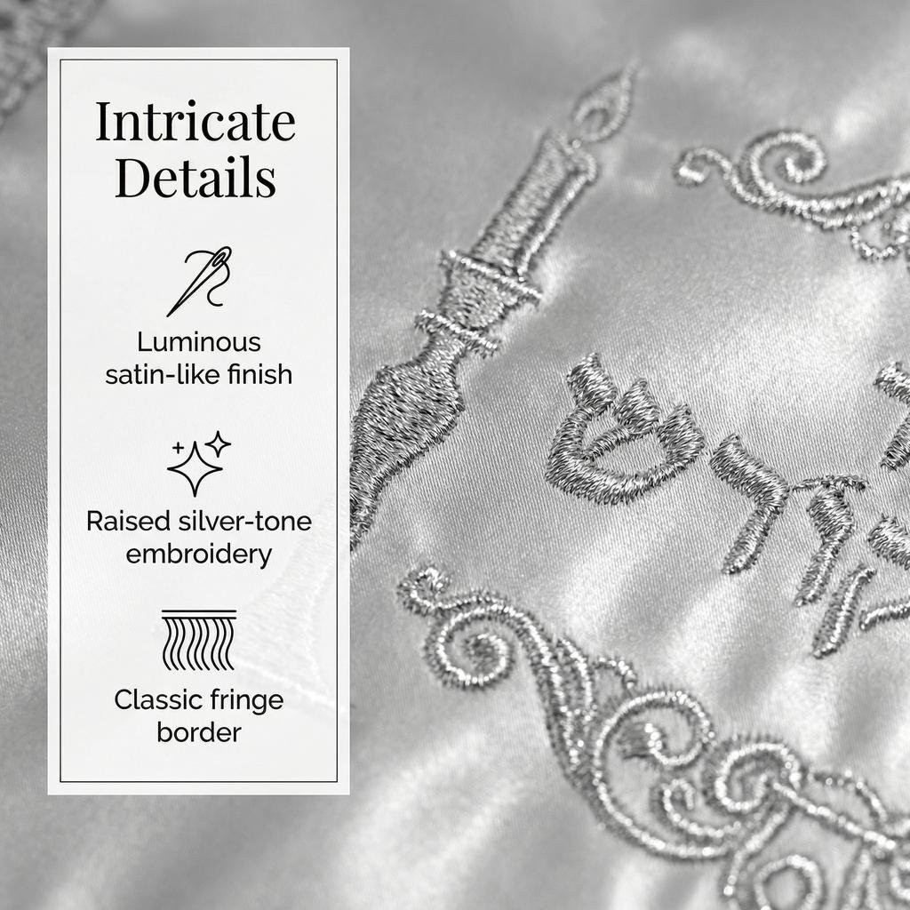 Simcha Challah Covers Small Satin 15x11" 35 pieces