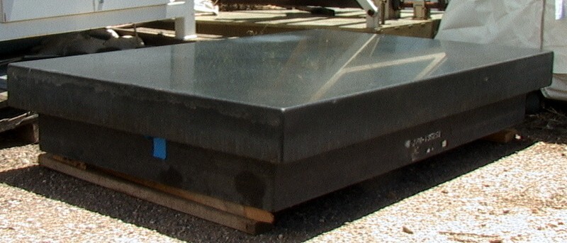 GRANITE Metrology Surface Plate or Optical/Machine Base TABLE TOP Charcoal Grey