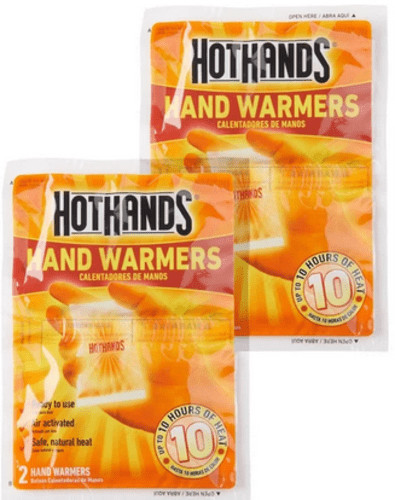 HotHands  (2-PACK)  4 Hand Warmers - Air Activated - 10 Hours of Heat