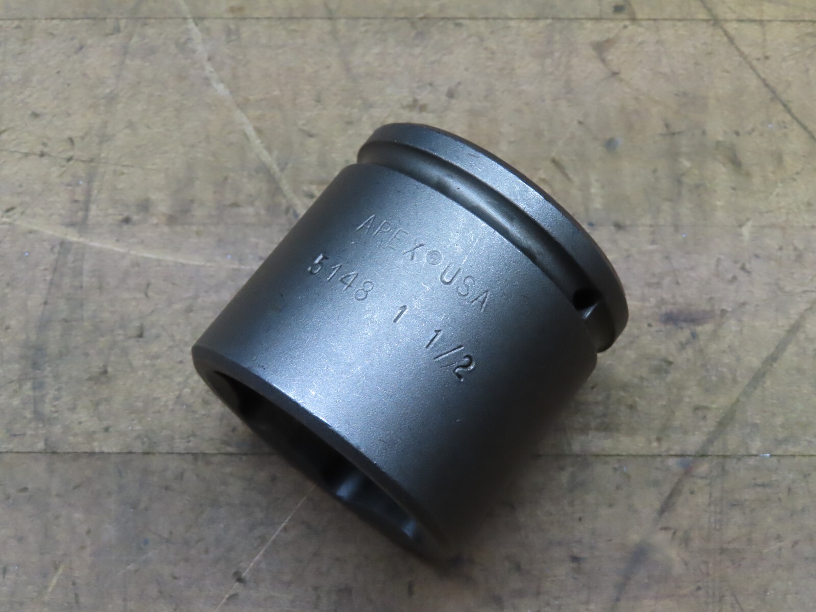 APEX USA 5148 1-1/2" 6 point impact socket 1/2" drive with lock pin hole