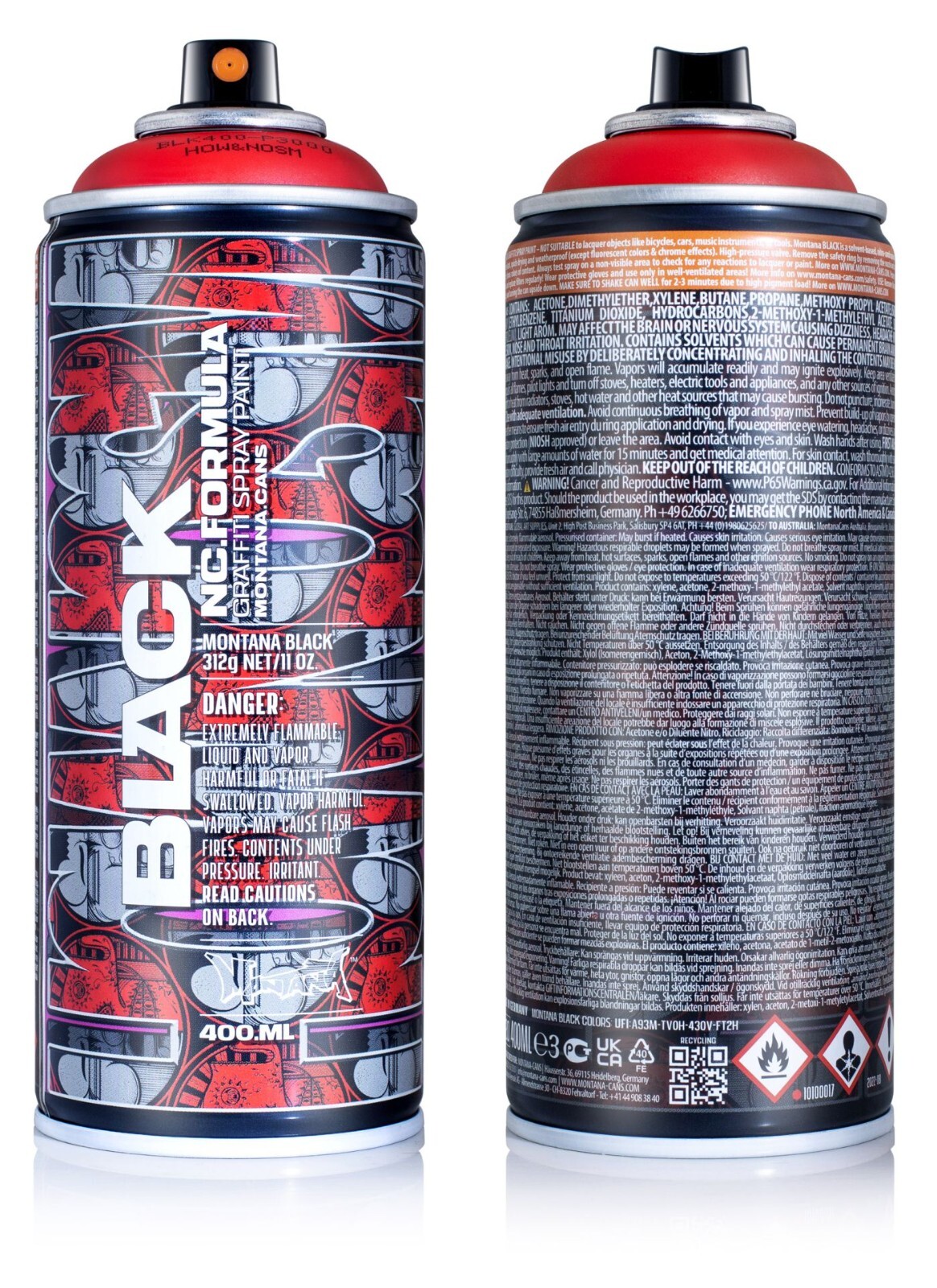 Montana Cans Limited Edition Spray Can How & Nosm Edition Graffiti Art