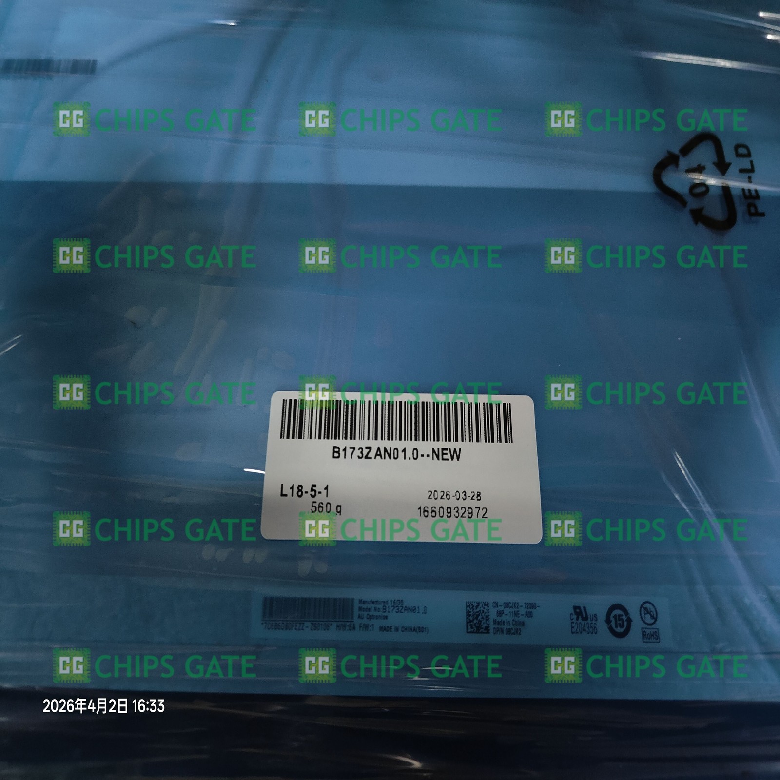 NEW AUO B173ZAN01.0 LED LCD Screen Panel 17.3"