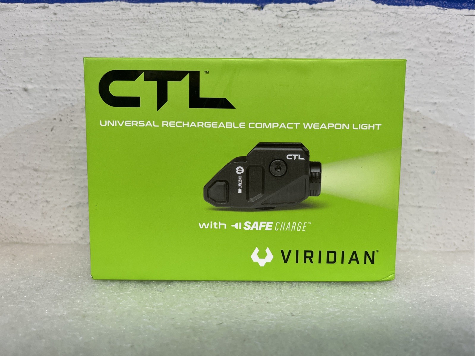 Viridian CTL Universal Rechargeable Light #930-0025 525 Lumens SAFECharge New