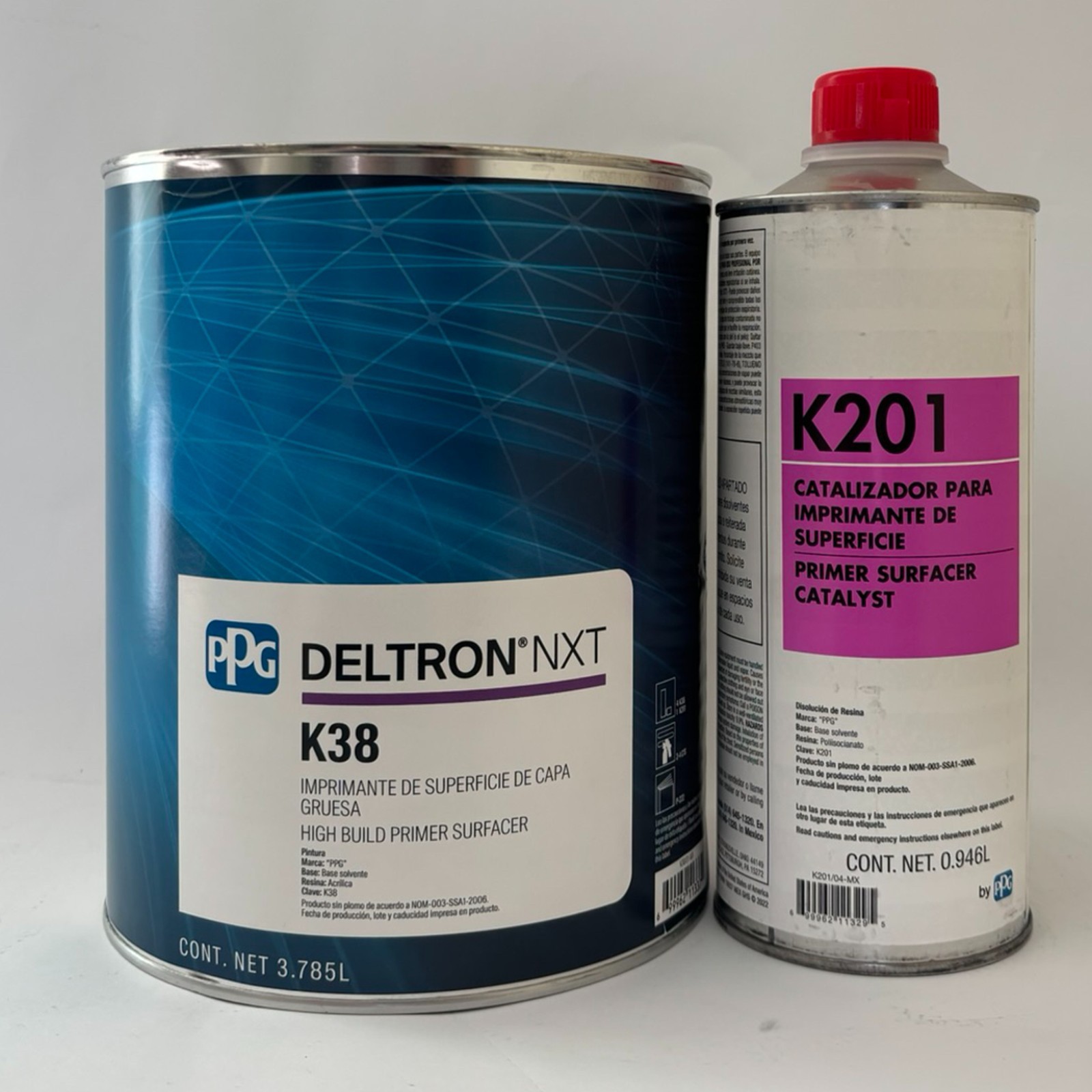 PPG Deltron K38 1 Gallon Primer, K201 1 Quart Catalyst FREE SHIPPING !!!