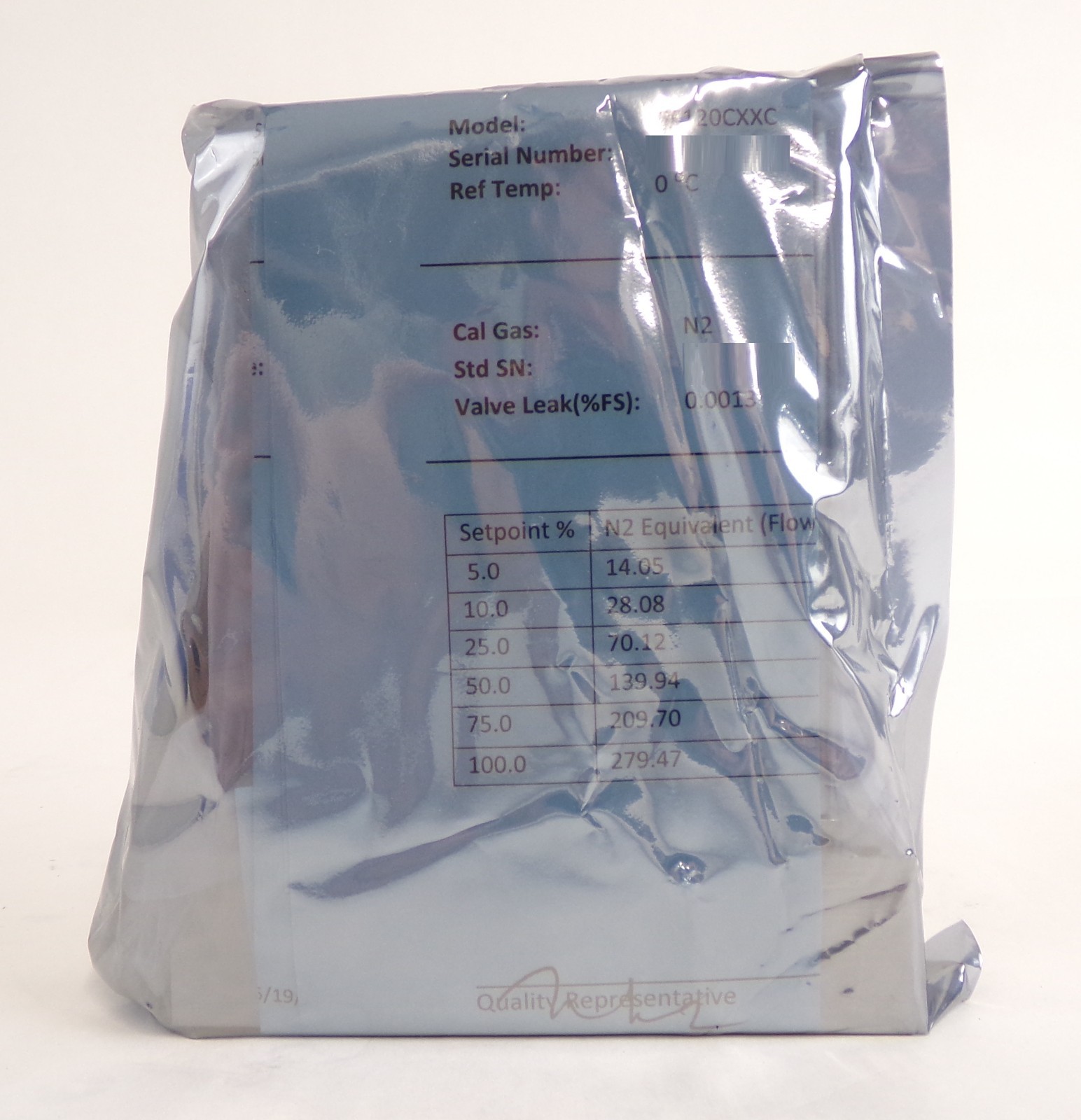 Brooks Instrument GF120C-109831 Mass Flow Controller MFC 50 SCCM CF4 New