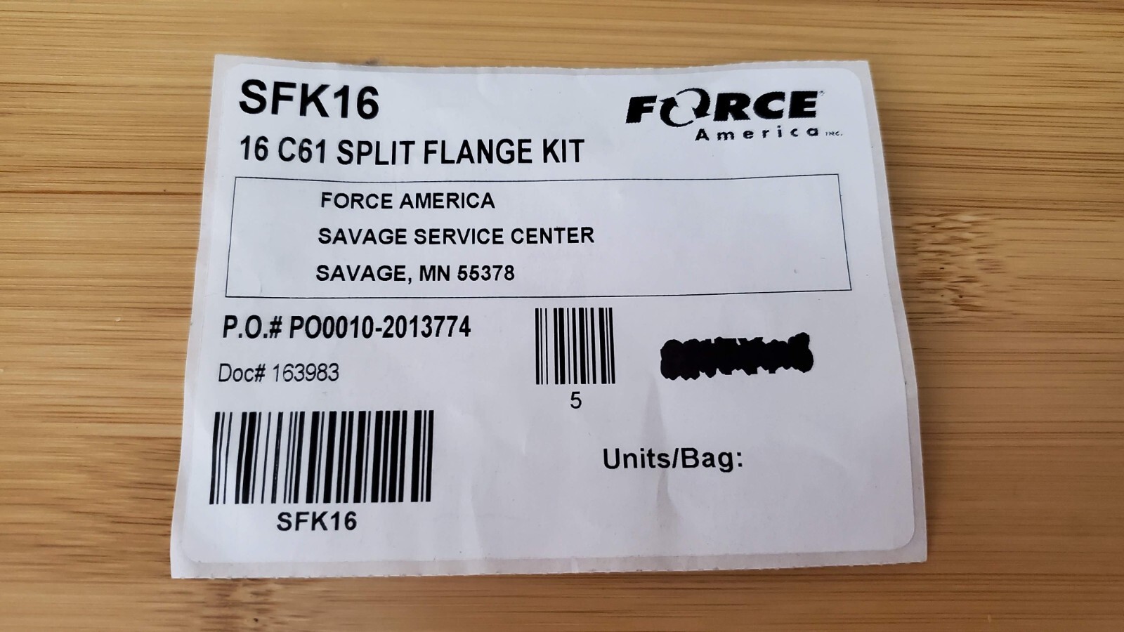16 Code 61 Split Flange Kit