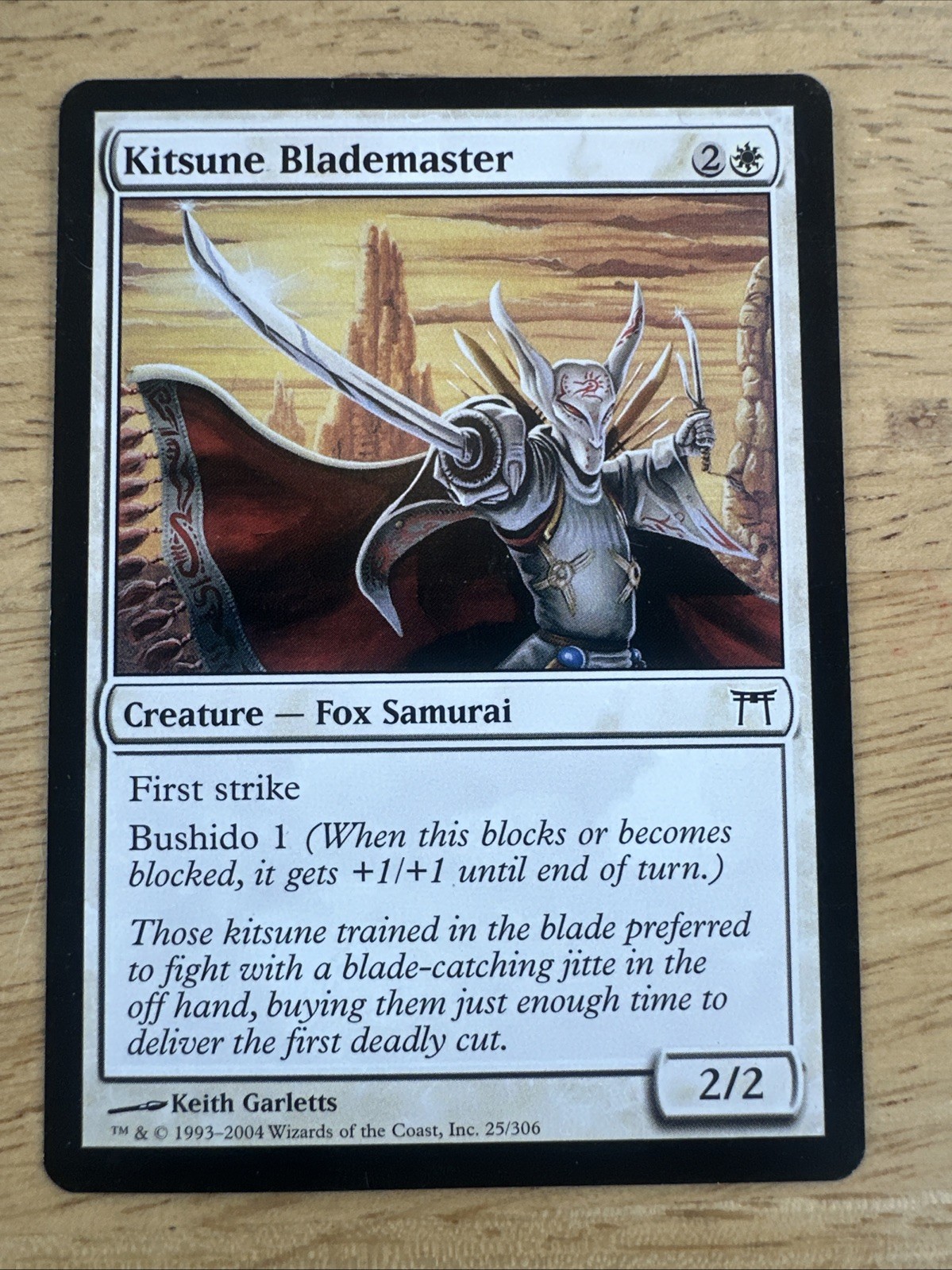 1x Kitsune Blademaster (25) Champions of Kamigawa LP MTG Magic the Gathering x1