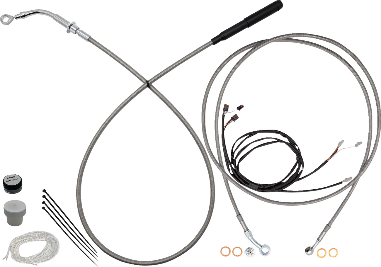 FAT BAGGERS INC. EZ Install Kit - 16" Handlebars - Upper For ClutCh - Full