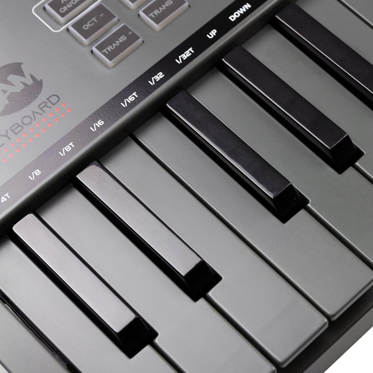 , Go 25 Key USB and Bluetooth MIDI Keyboard Controller with 8 Backlit Drum Pads,