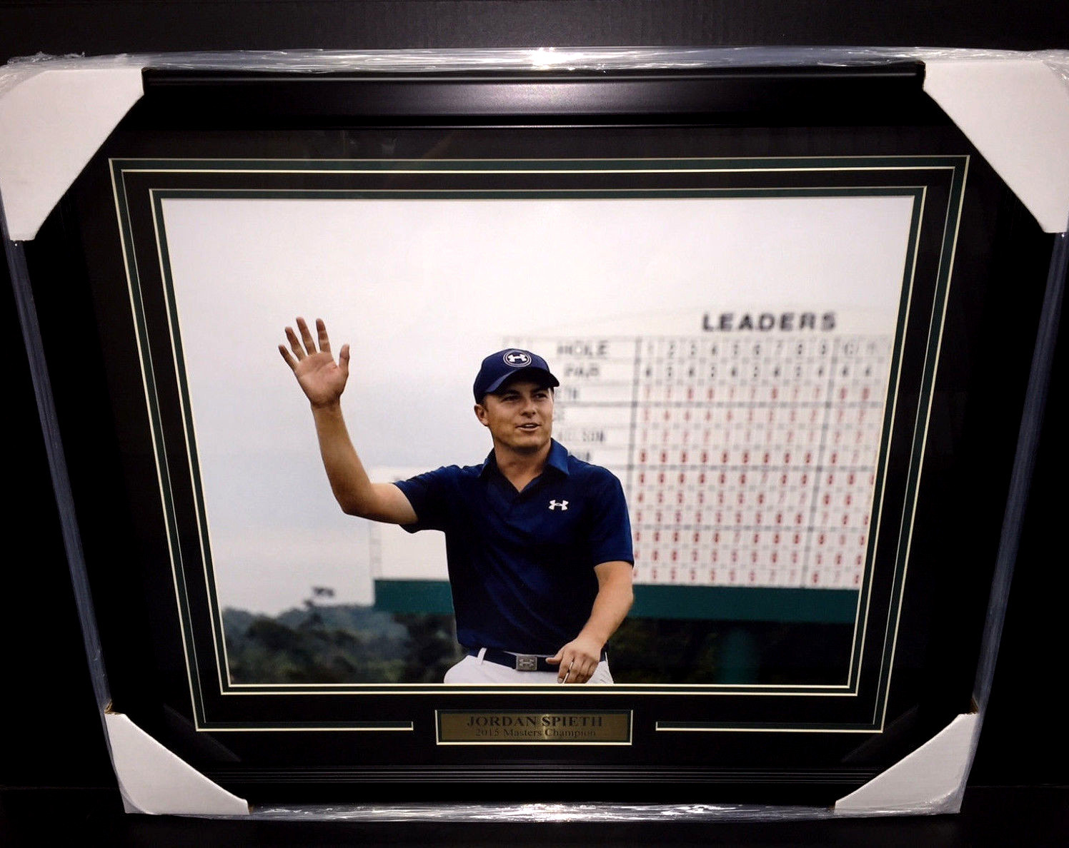 JORDAN SPIETH 2015 MASTERS CHAMPIONS FRAMED 16X20 PHOTO