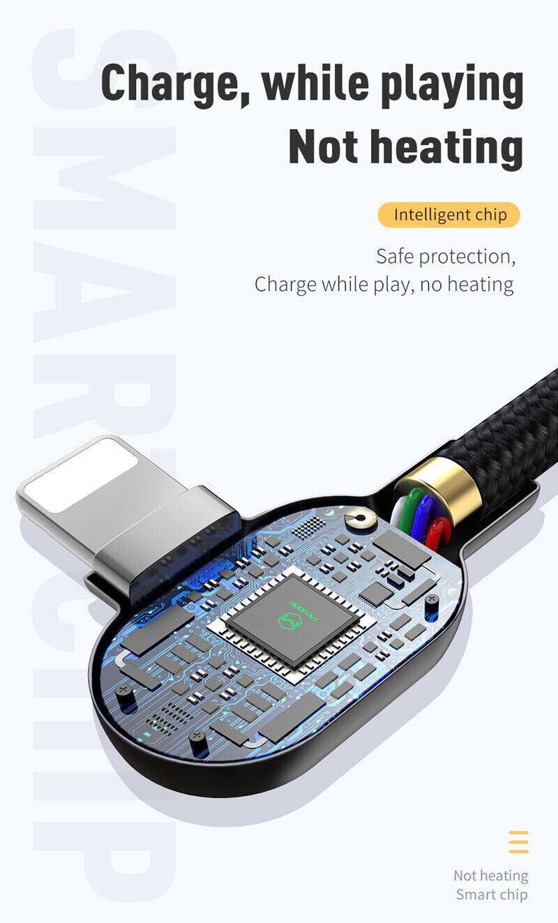 USB Type C Cable To For iPhone LED Fast USB-C Charger MCDODO 36W PD iPhone