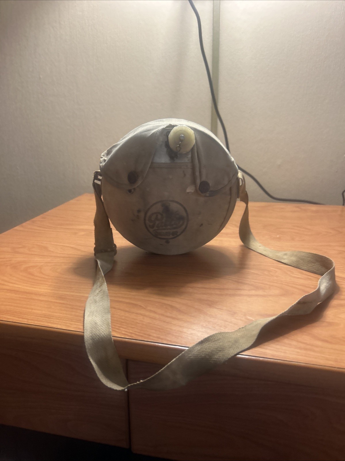 Vintage Palco Aluminum Canteen 2-Quarter W/Fabric Carrying Case & Strap