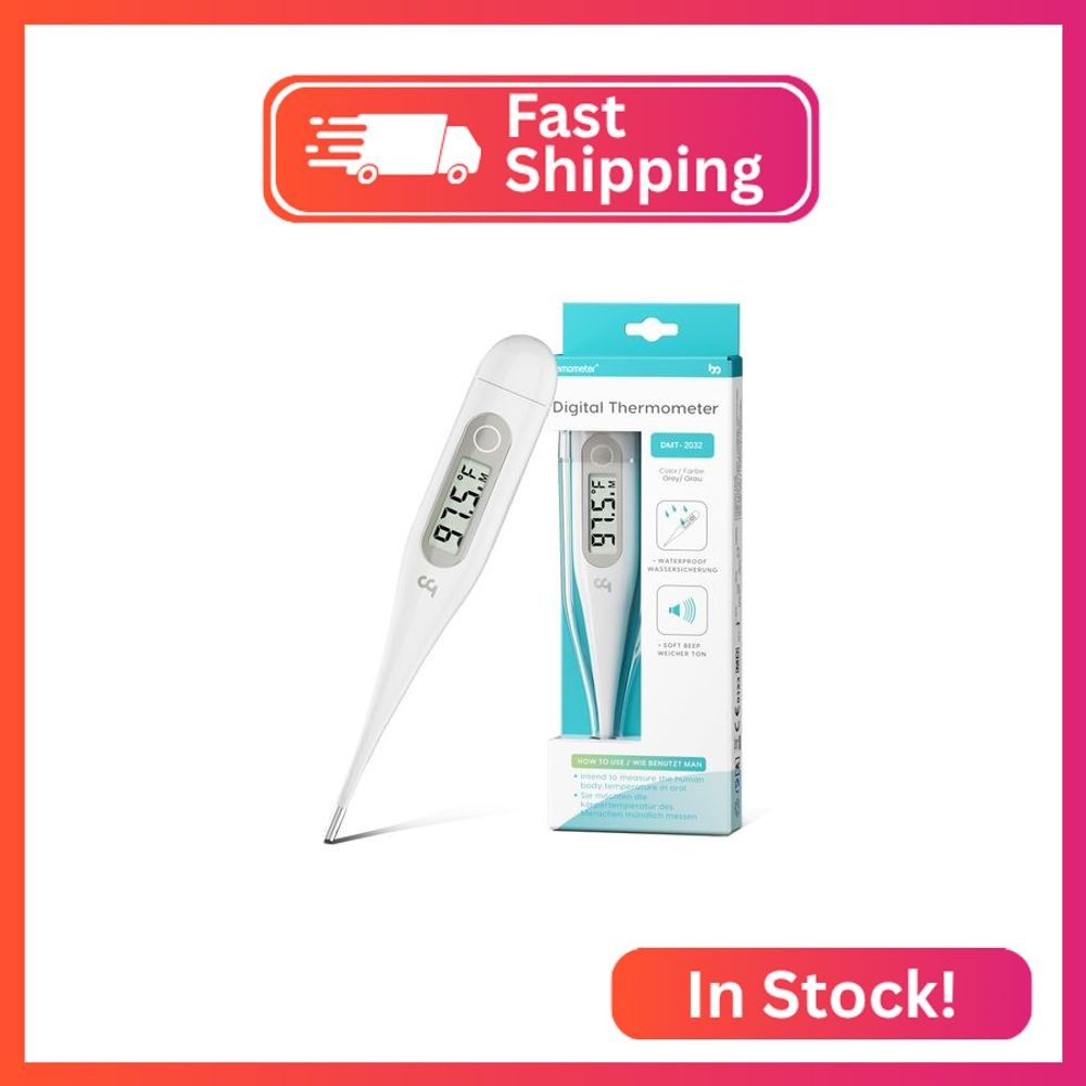 Femometer Thermometer for Adults and Kids, Digital Thermometer with Fever Alert,