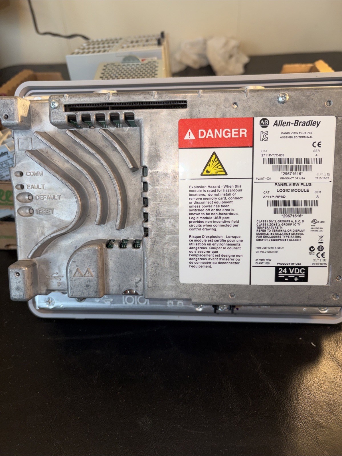 Allen Bradley 2711P-T7C4D8 Panel View Plus 700 Operator Interface Panel