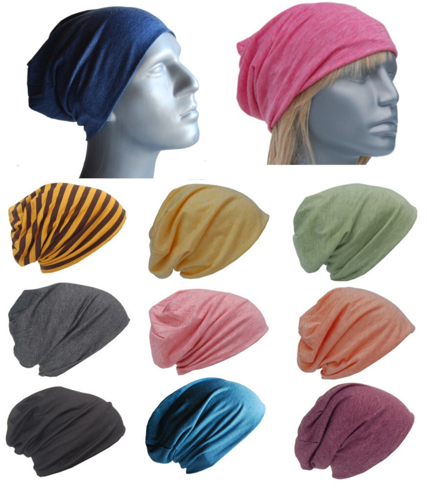 Jersey Slouch Beanie Cool4 - Breathable Lightweight Hat Unisex - Stylish E18