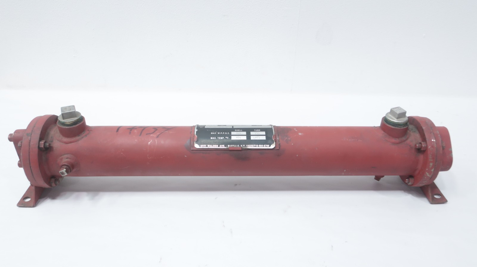 Basco 1502-03-024-005 Shell And Tube Heat Exchanger 3/4in 1in