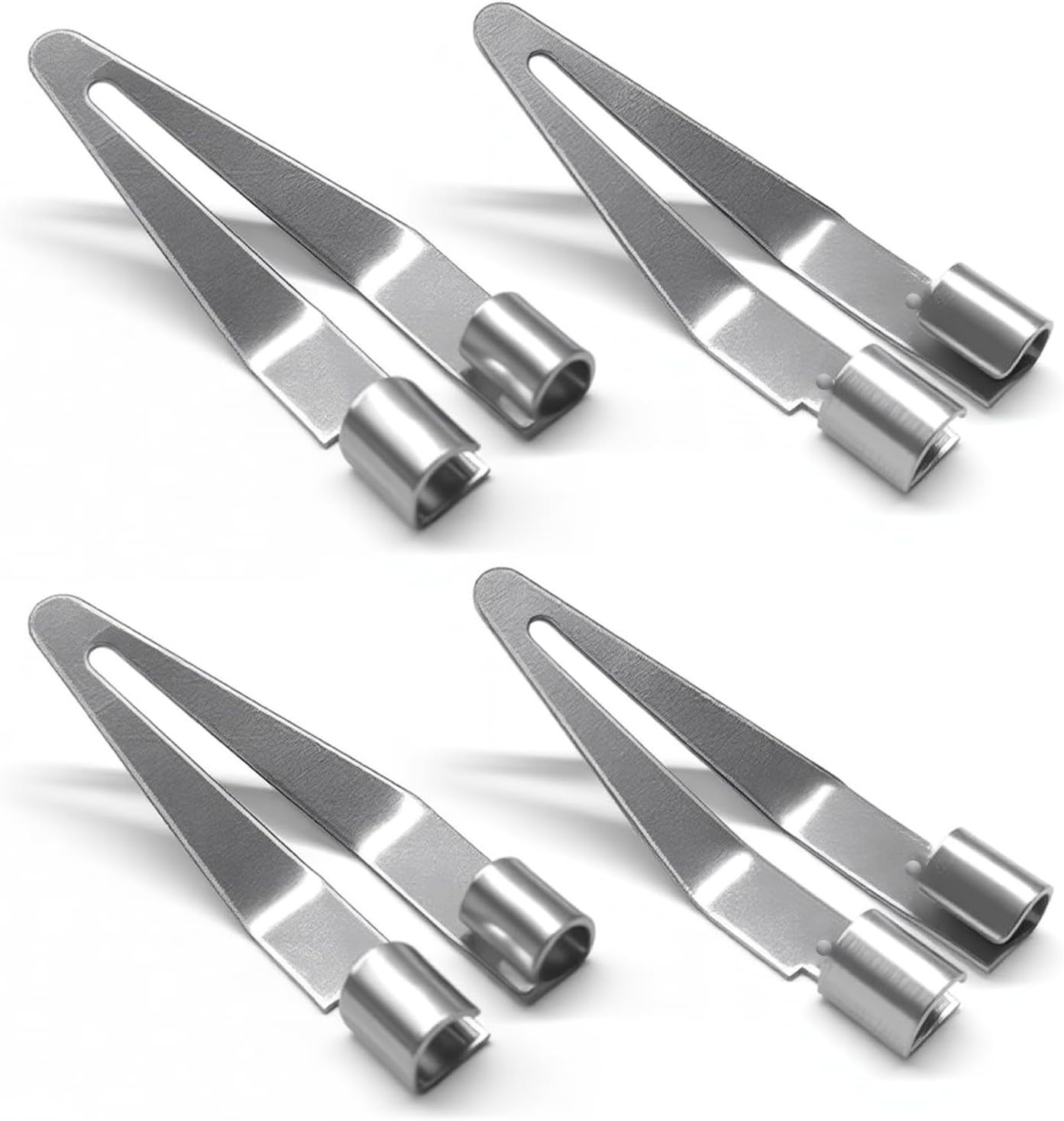 4PCS Plastic Welder Tips 45° Elbow Stainless Steel Bumper Repair Kit Tool