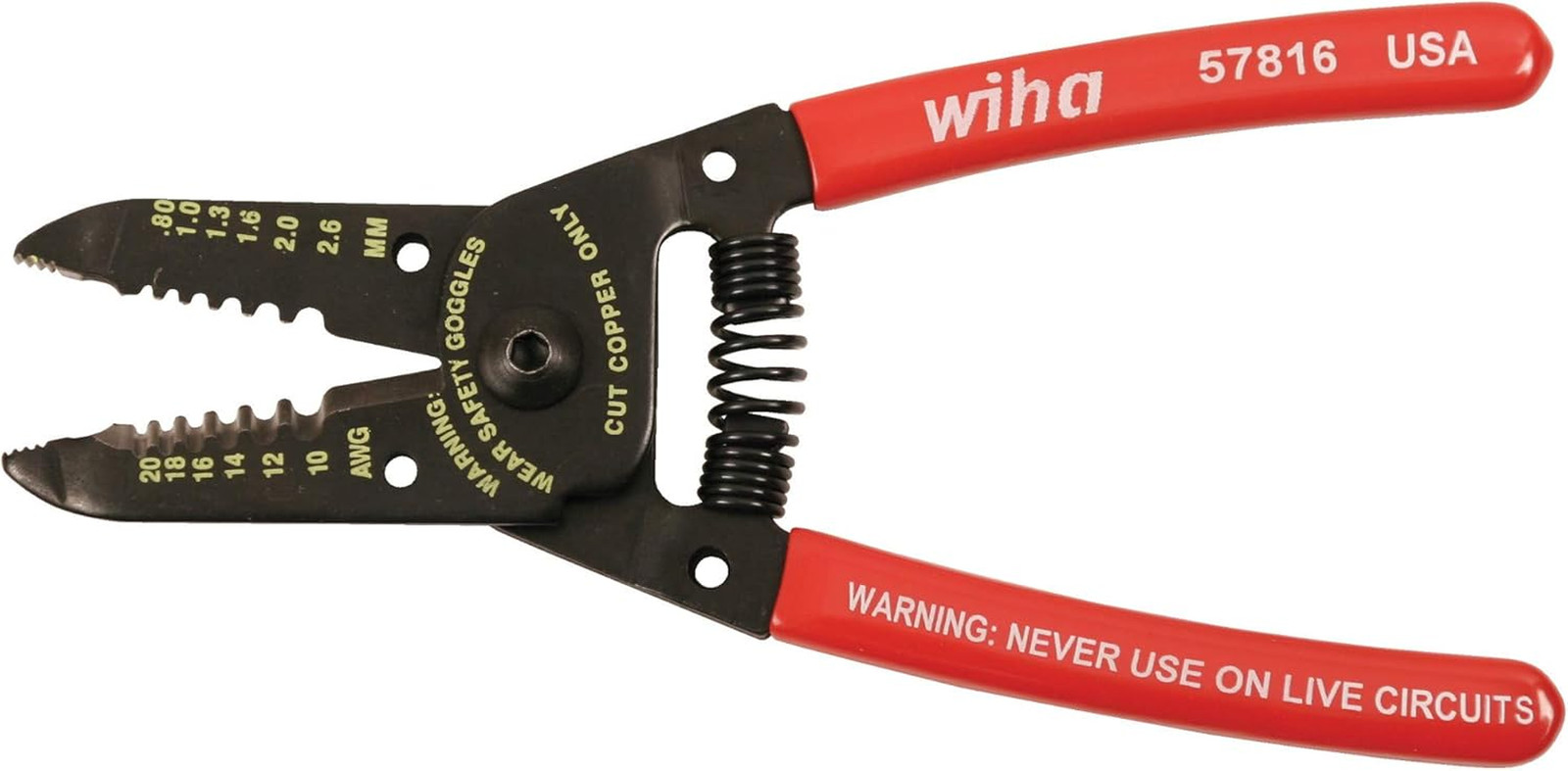 57816 Classic Grip Wire Strippers/Cutters 6.0"