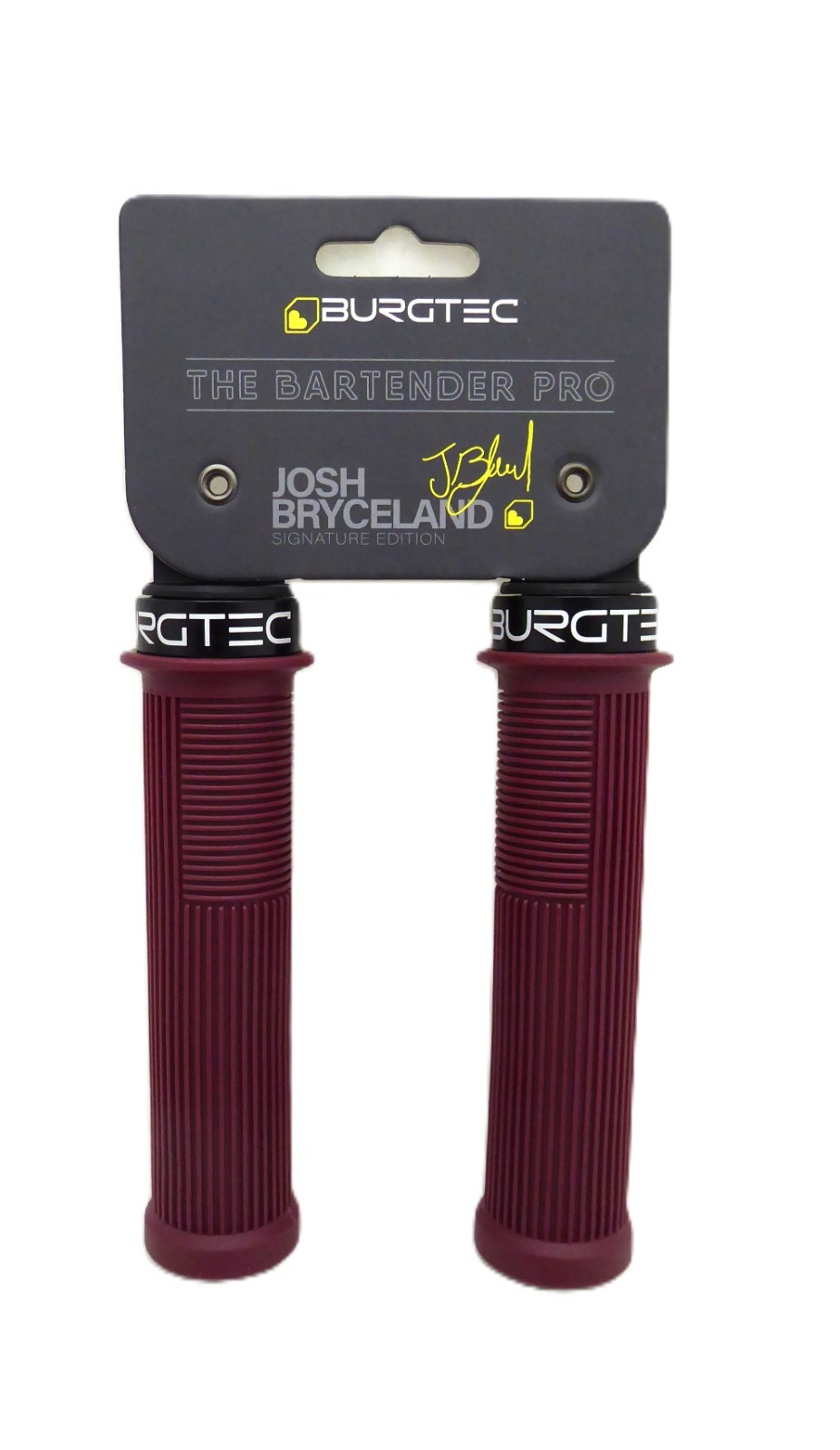 Burgtec Bartender Pro Josh Bryceland Grip - Cobra Blood